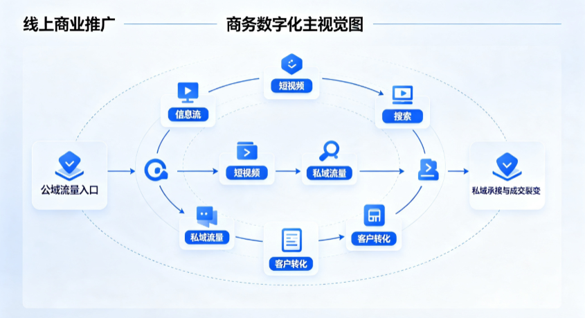 兴隆台区线上商业推广怎么做？全域流量闭环搭建与低成本转化实战指南